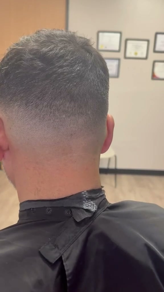 A finished haircut at Cikam